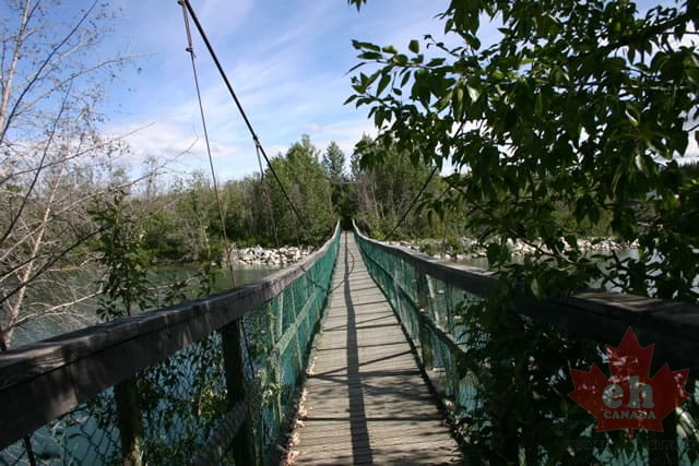 Kishwoot Island (1940 visits) Suspension bridge to island from downtown Whitehorse Kishwoot Island