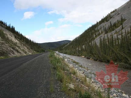 Dempster Highway (3048 visits) Driving near the Ogilvie Mountains Dempster Highway