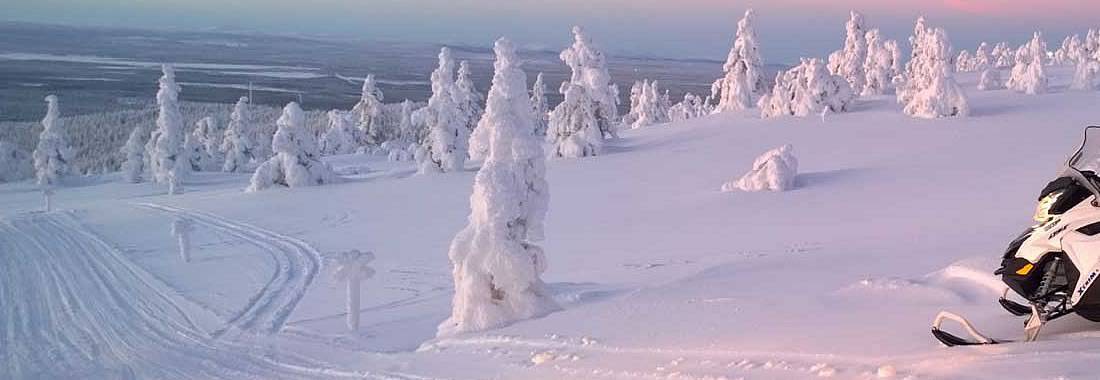 Snow Mobiling in British Columbia, Canada