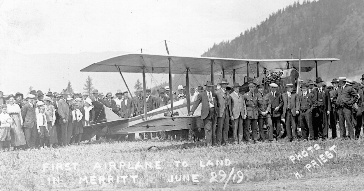 First Airplane in Merritt