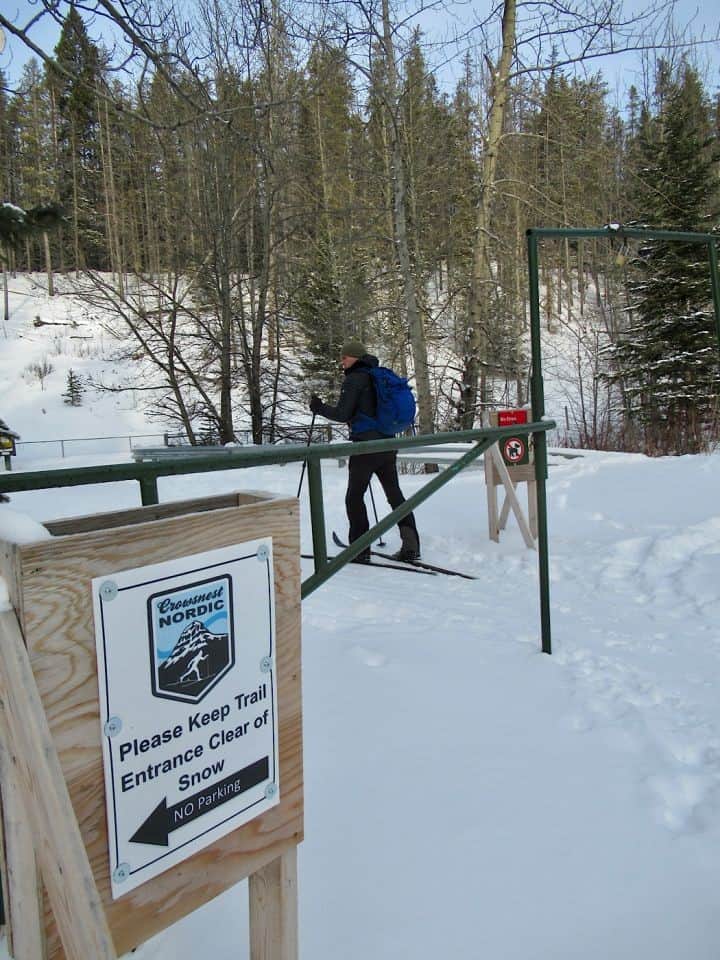 Crowsnest Nordic Ski Club for cross country skiing in the Crowsnest Pass, Alberta Canada
