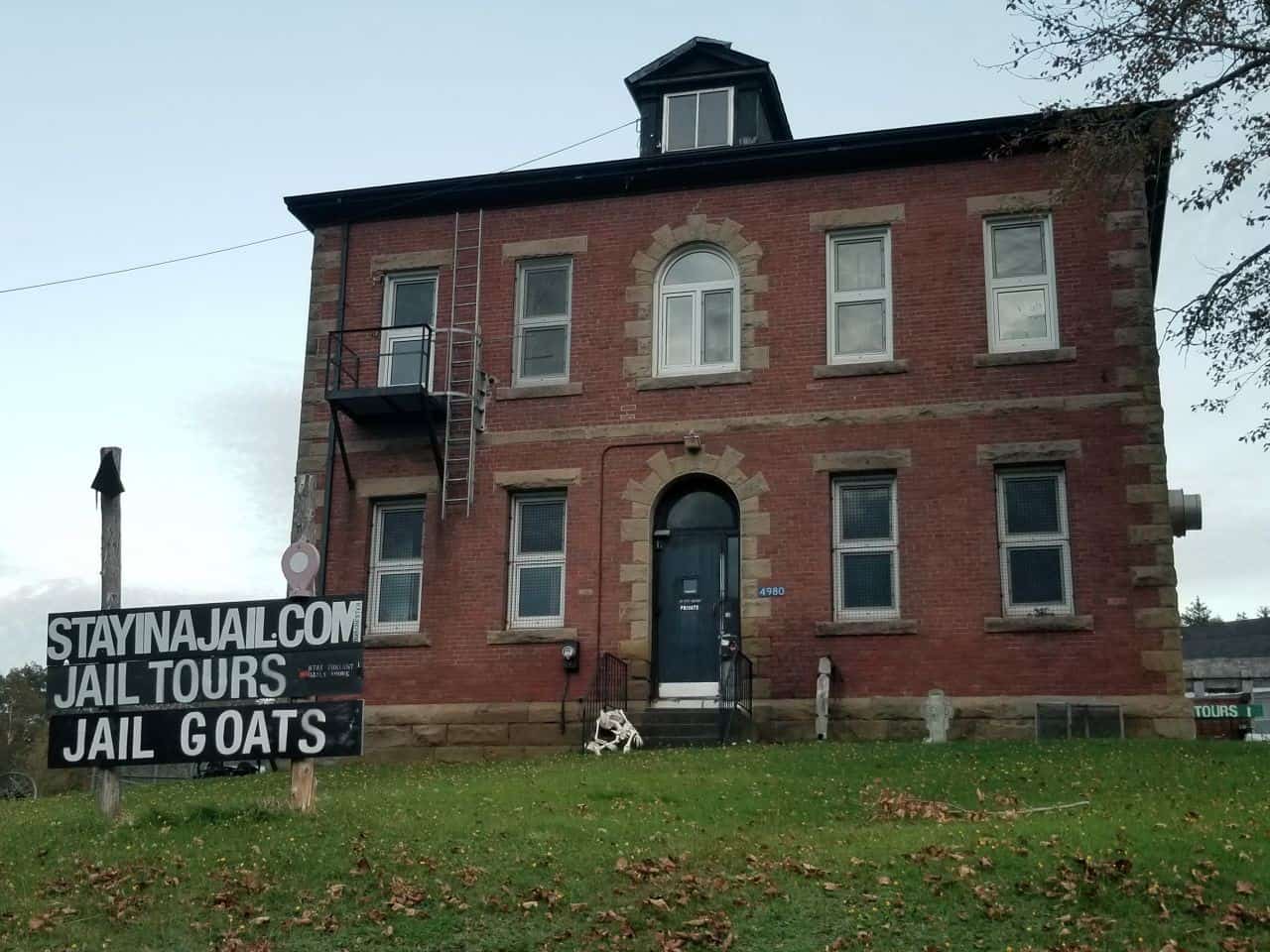 Dorchester Jail B&B, Dorchester, New Brunswick is another Unusual Places to Stay in Eastern and Central Canada