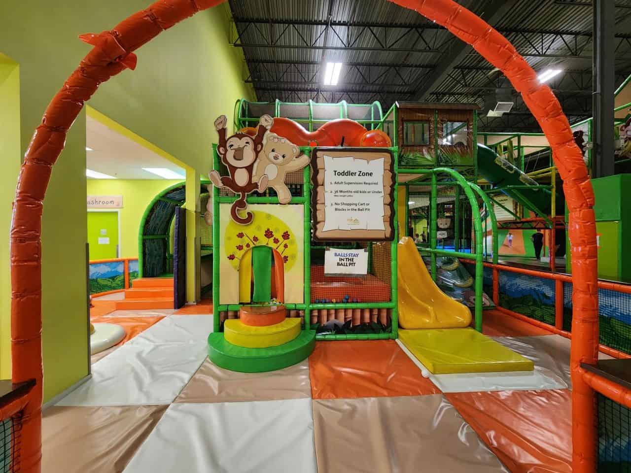 Indoor activity gym for toddlers online