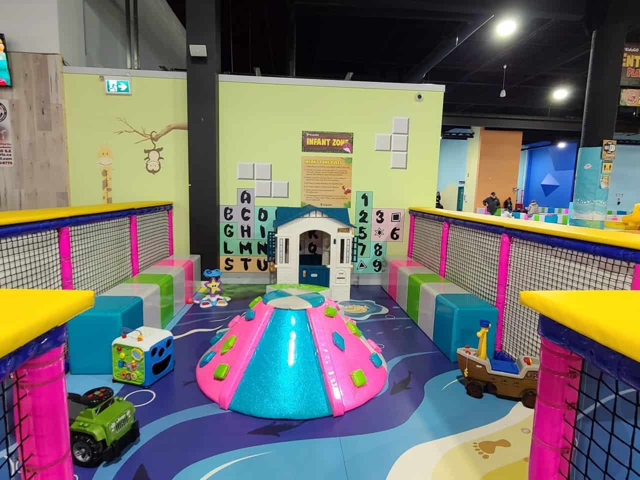 Calgary playgrounds for toddlers and kids includes  KidzGo Indoor Playground.