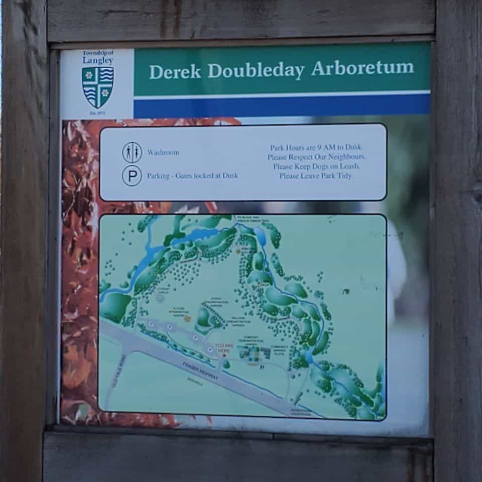 Derek Doubleday Arboretum in Langley British Columbia Canada.