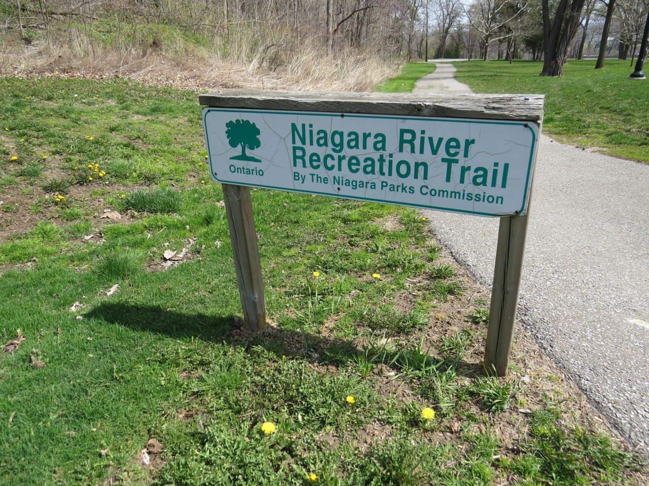 Niagara River Recreation Trail is well signed, hiking and cycling trail in Niagara, Ontario