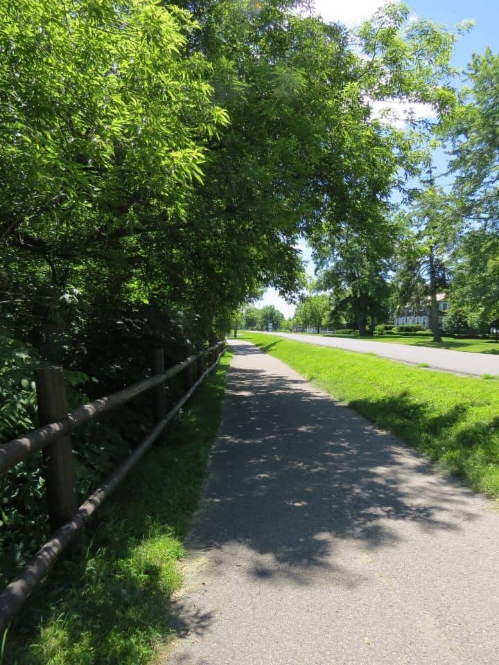 Trans Canada Trail is a paved hiking and cycling path in Niagara-on-the-Lake, Ont