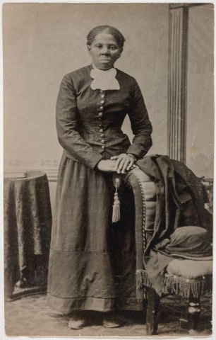 Photo of Harriet Tubman, famous conductor on the Underground Railroad