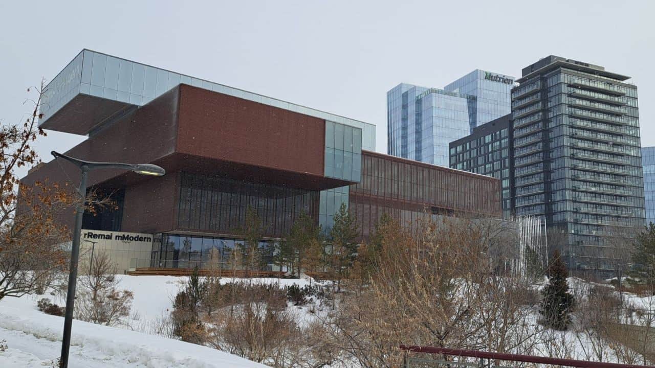 The Remai Modern is a modern art museum in Saskatoon, Saskatchewan Canada drawing lots of art enthusiasts to the city.