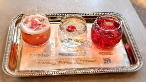 A sample of three different craft gins made three ways while visiting Black Fox distillery in Saskatoon Saskatchewan.