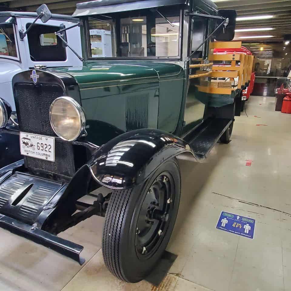 1929 Chevrolet AC 1/2 Ton truck on display at the Surrey BC Canada museum attraction is one of many sharing the history of the region.