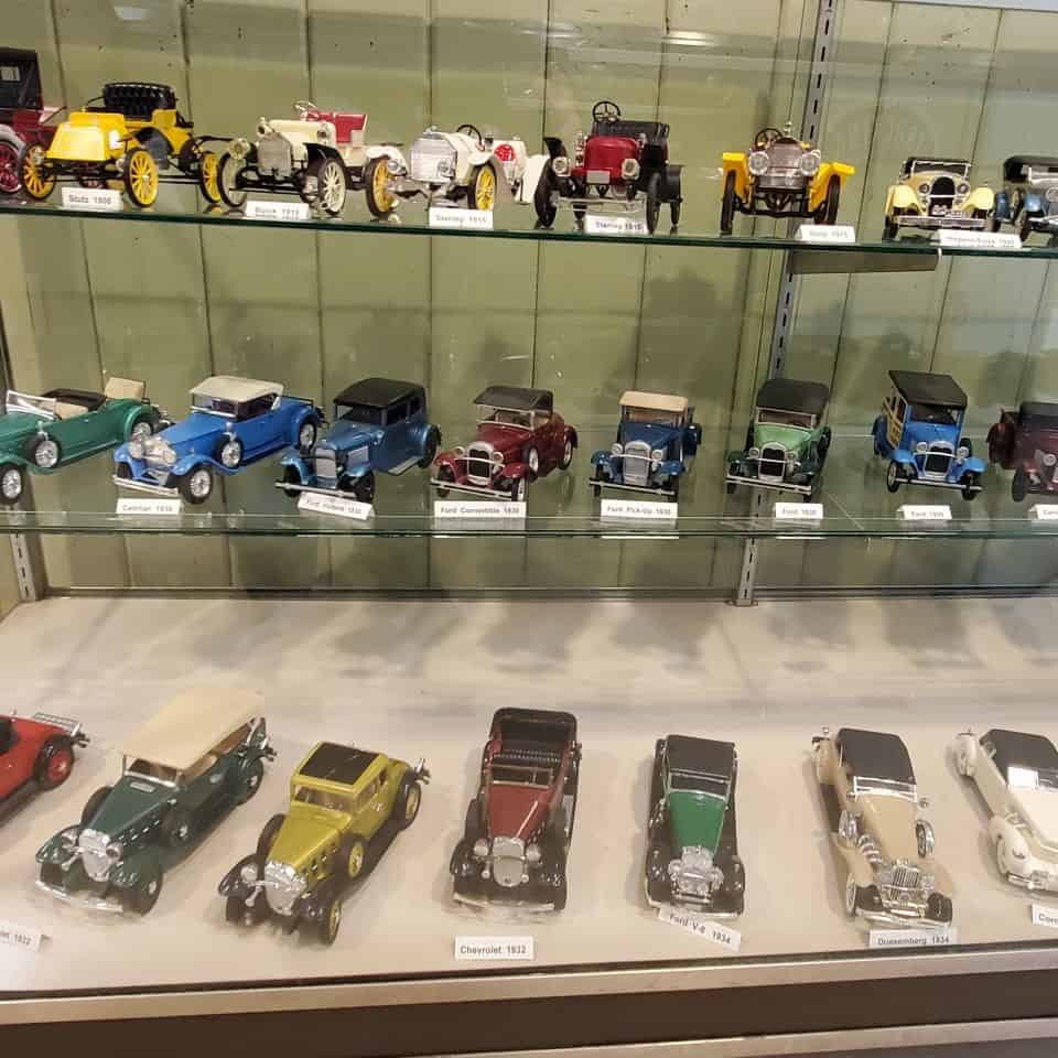 There are many vintage models of cars, trucks, and equipment at the Surrey BC Vintage Truck Museum.