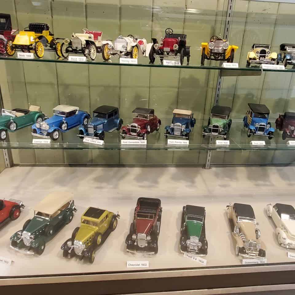 There are many vintage models of cars, trucks, and equipment at the Surrey BC Vintage Truck Museum.