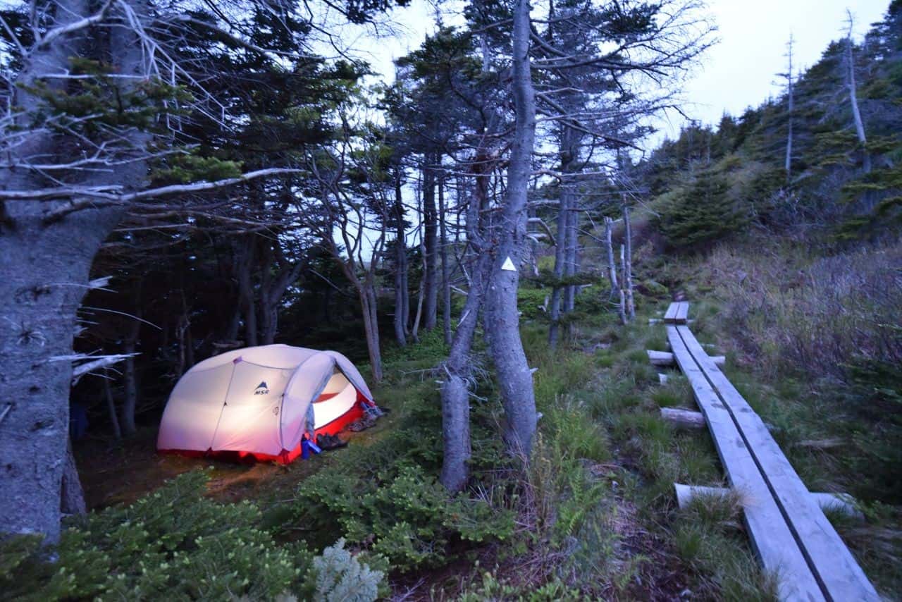 Designated campsites along the length of the East Coast Trail make it popular with long-distance hikers and backpackers