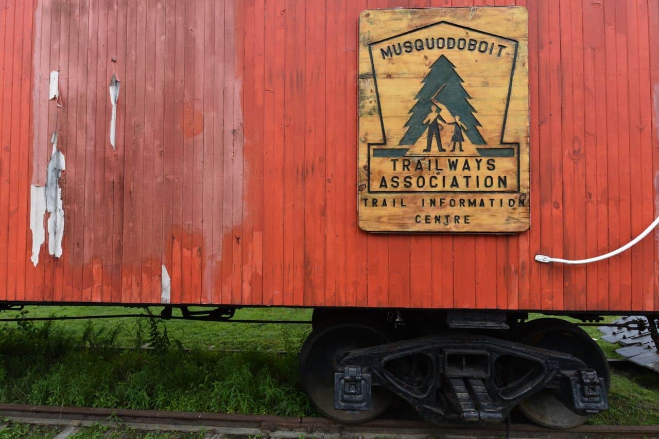 Musquodoboit Trailways Association trail information center is located in the Musquodoboit Harbour Railway Museum, NS