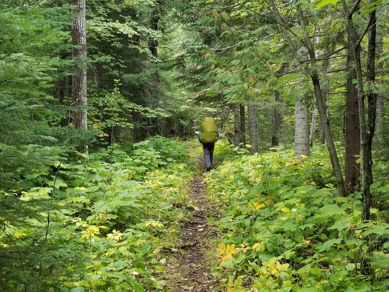 Kabeyun Trail is one of the best sections of the Trans Canada Trail in Ontario, Canada for backcountry hiking and wilderness camping