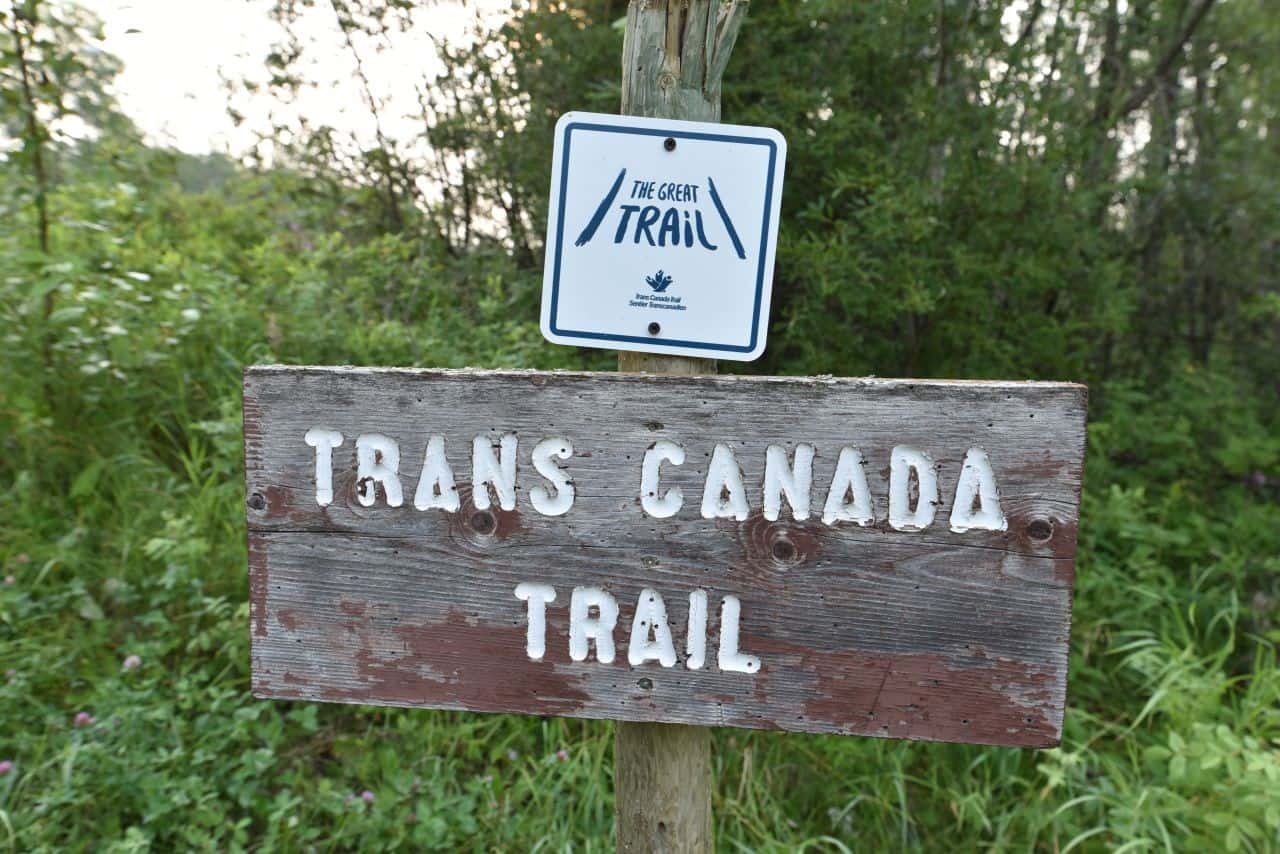The best trails in Manitoba that are part of the top sections of the Trans Canada Trail to hike and bike in Manitoba, Canada