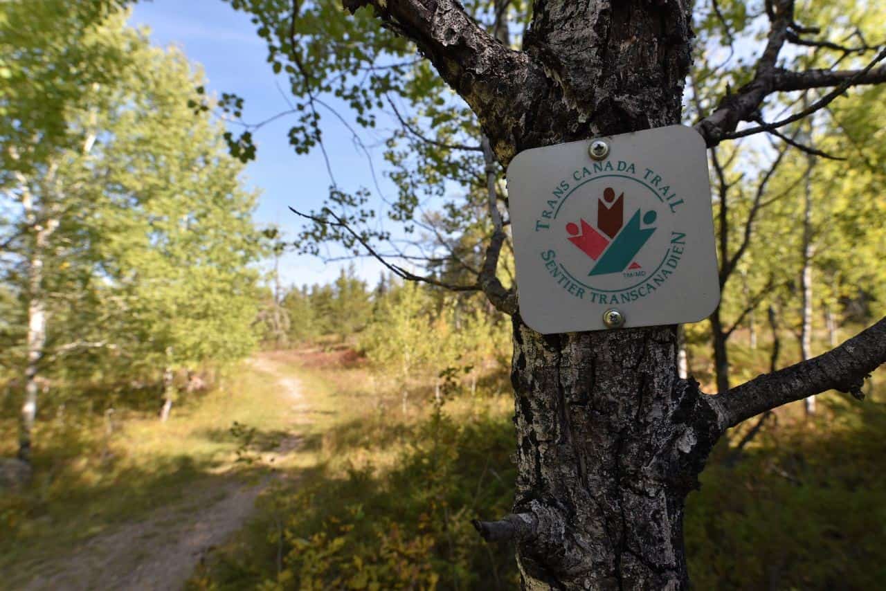 The South Whiteshell Trail is one of the top sections of the Trans Canada Trail in Manitoba.  The backcountry trail is clearly blazed through the provincial park.
