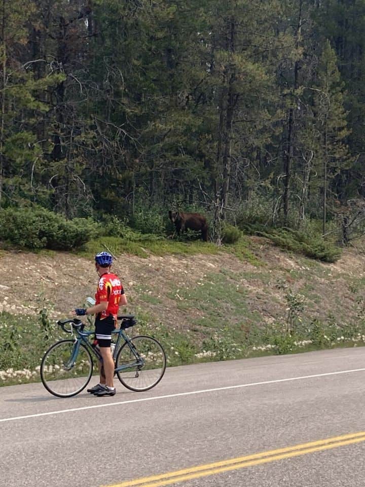 Jasper National Park is well known for its abundant wildlife. We came across this brown bear just beyond the entrance to the Honeymoon Lake Campground. The Rocky Mountains are bear territory so it is important to be Bear Smart even if traveling by car.
