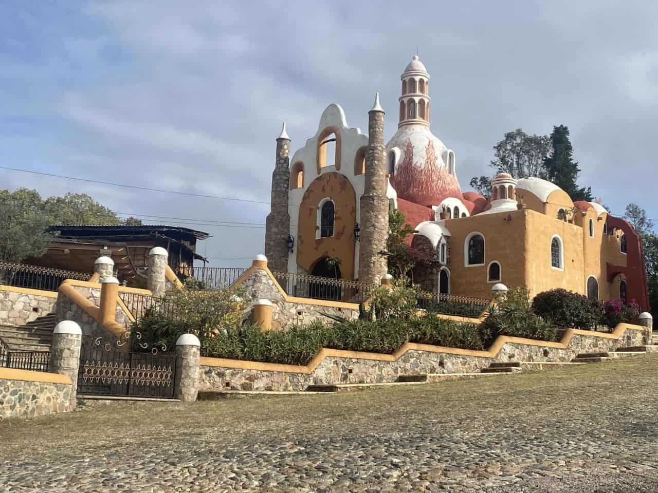 Unique architecture in Mexico