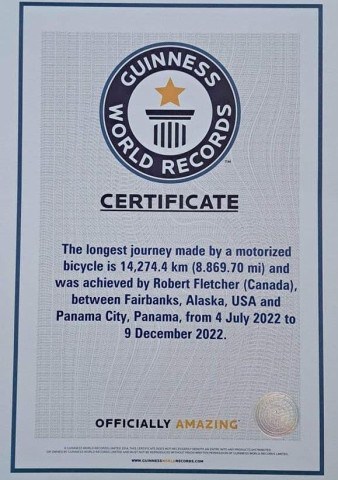 Robert Fletchers official Guinness World Record