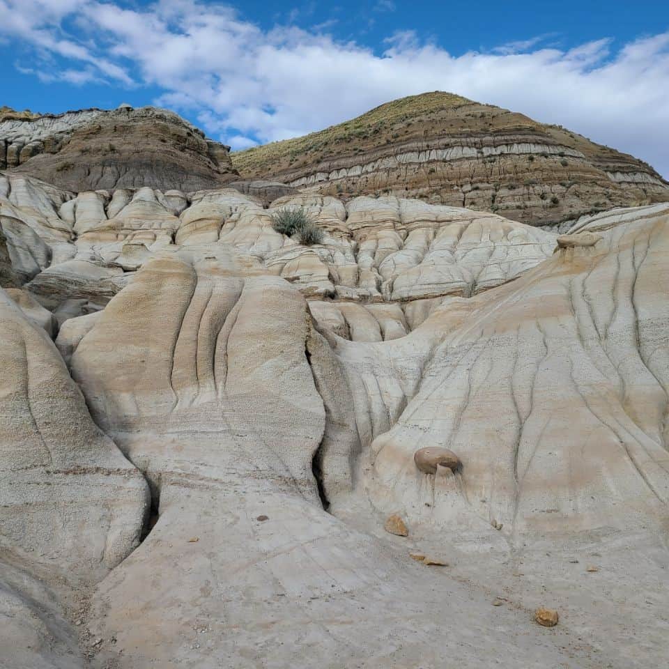 Things To Do Near Drumheller Alberta Canada includes teh Badlands which is a unique geological place to visit.