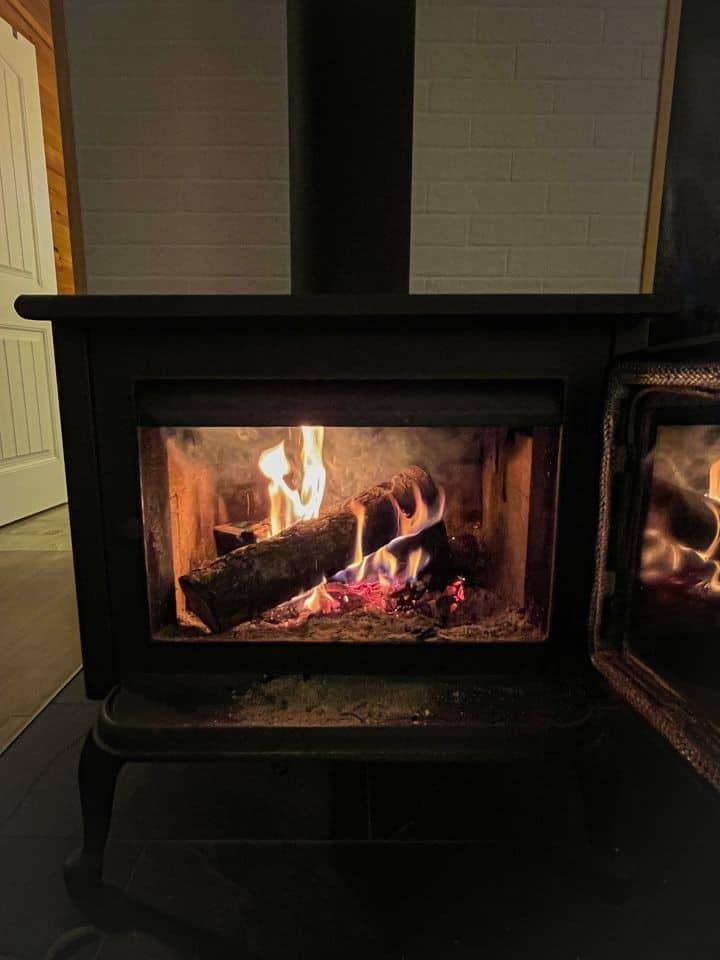 Flames fire firewood heat fireplace stove