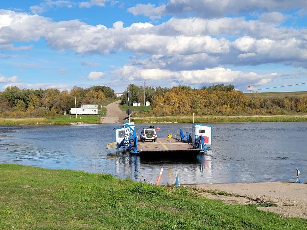Saskatchewan has 12 river ferries to take commuters across major rivers, and three of these are used by the Northern Trails of Saskatchewan and the Trans Canada Trail.