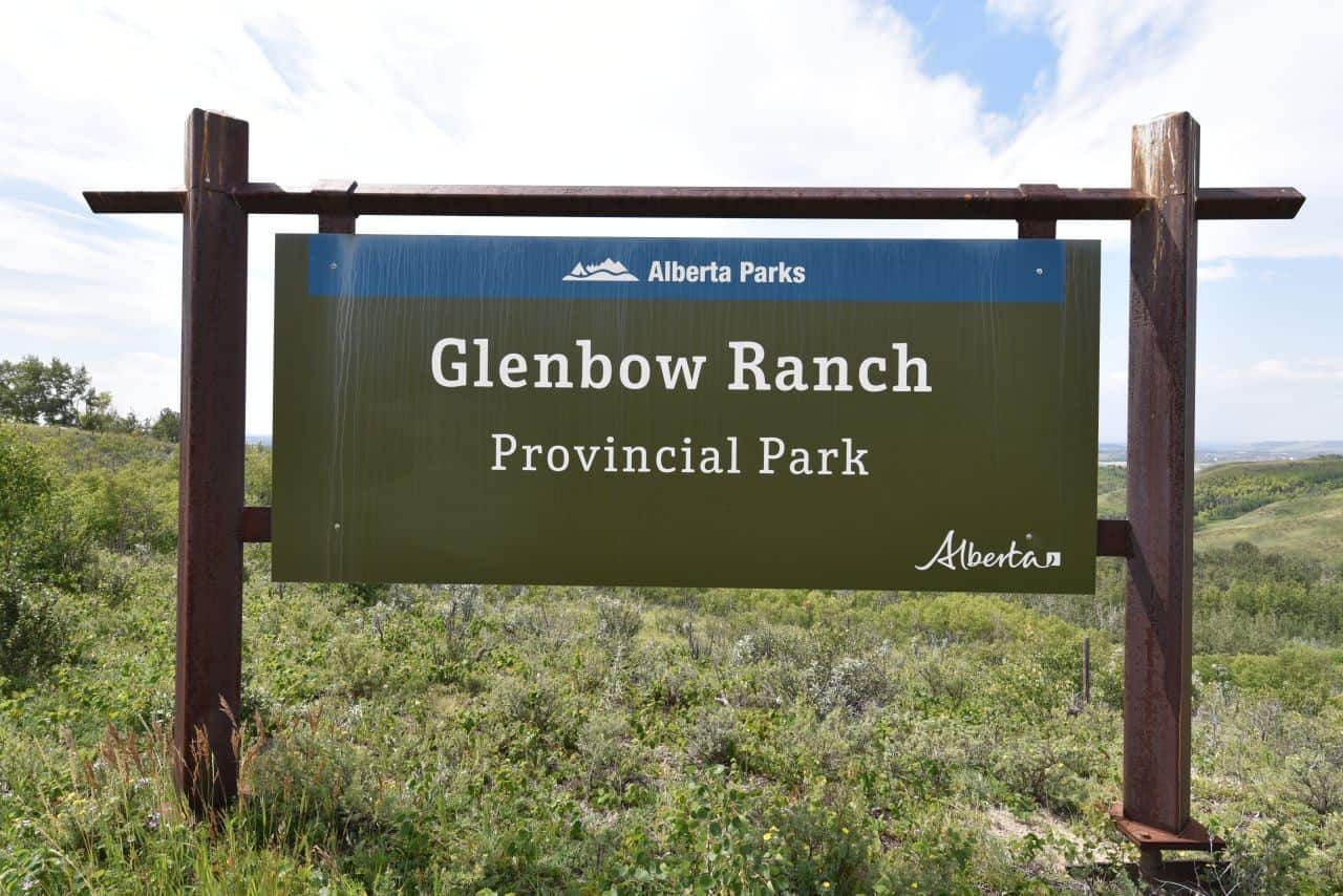 Glenbow Ranch Provincial Park features 28 km of trails for hikers and cyclists, and is located just 30 minutes west of Calgary, Alberta.