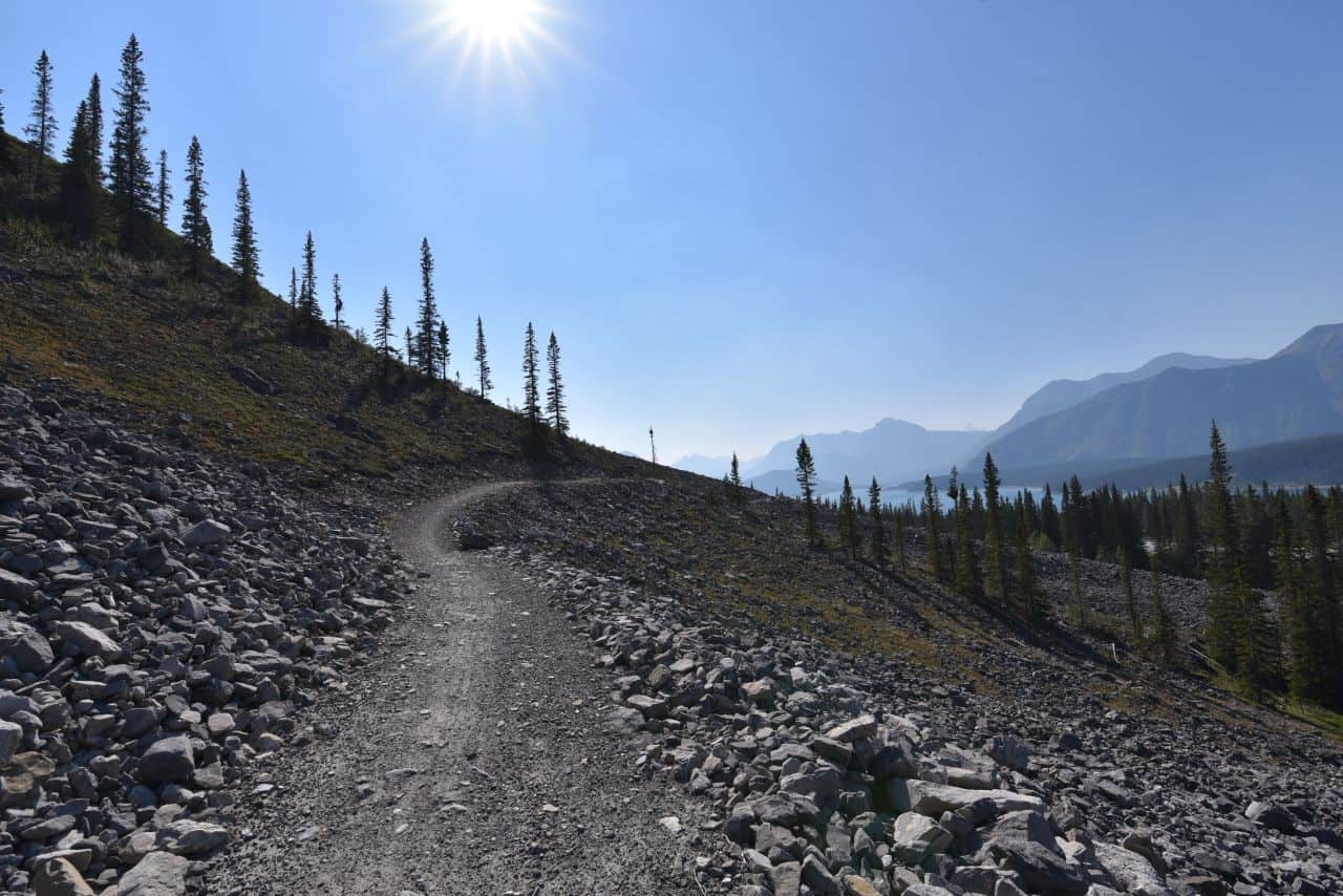 Alberta's High Rockies Trail is a long distance hiking and cycling trail that takes visitors through stunning natural landscapes and breathtaking mountain scenery.