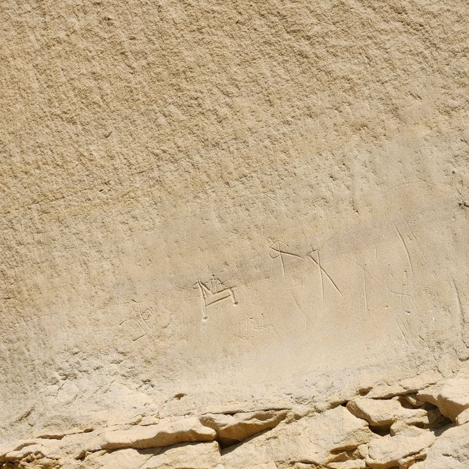 Petroglyphs Haffner Coulee