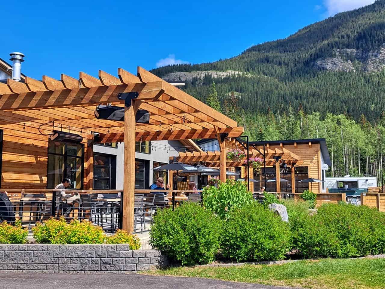 Folding Mountain has a large patio with mountain views