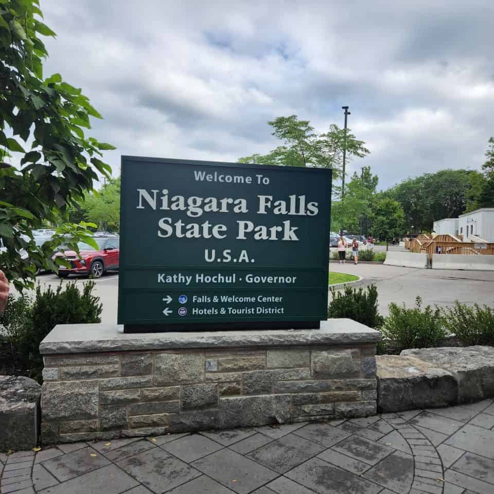 Niagara Falls State Park Sign