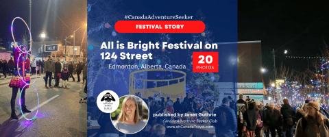 All is Bright Festival on 124 Street in Edmonton