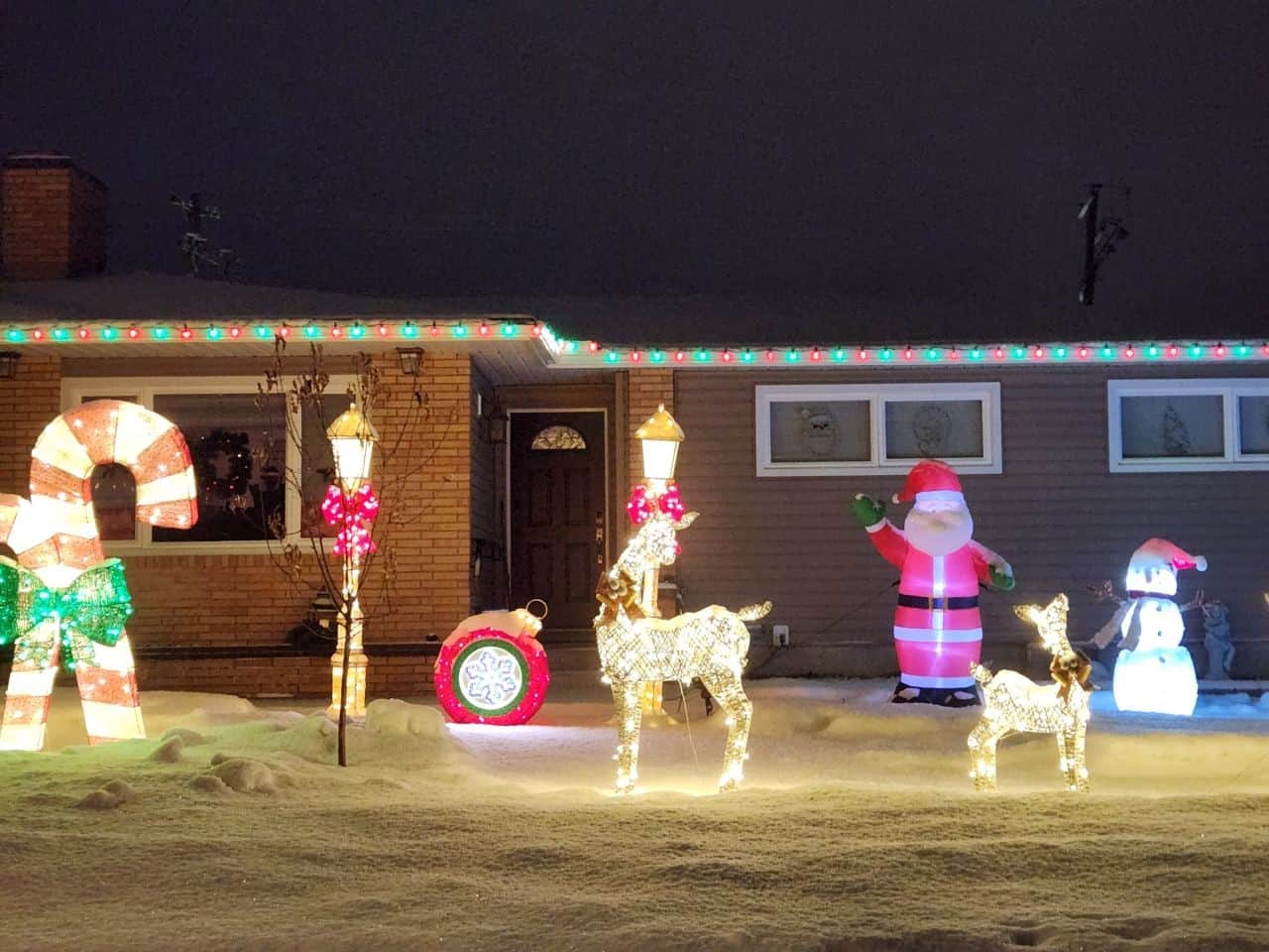 Brooks Alberta gives a very merry Christmas vibe if you take a drive around town in what they call the Twinkle Tour.
