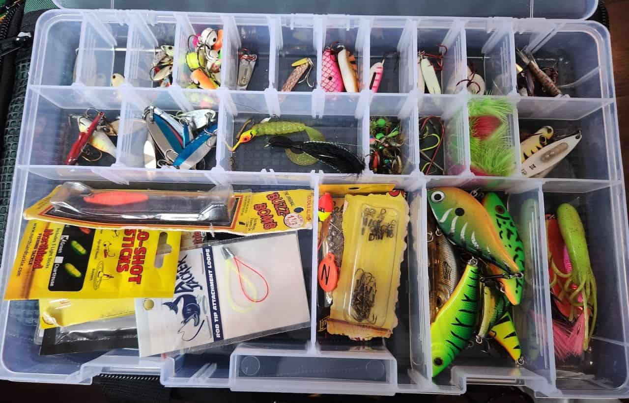 You'll want to have a variety of ice fishing lures and tackle for a successful day of catching fish. Different species like different lures and baits.