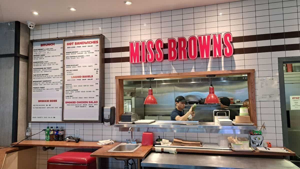 Miss Browns at Hargrave St Market in Winnipeg MB is a great place for breakfast.