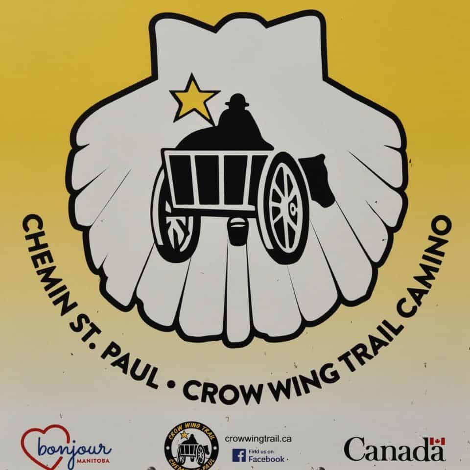 The scallop shell, a timeless symbol of the Camino de Santiago, is part of the Canadian Camino logo, representing how the Crow Wing Trail connects Manitoba’s prairies to global pilgrimage traditions.