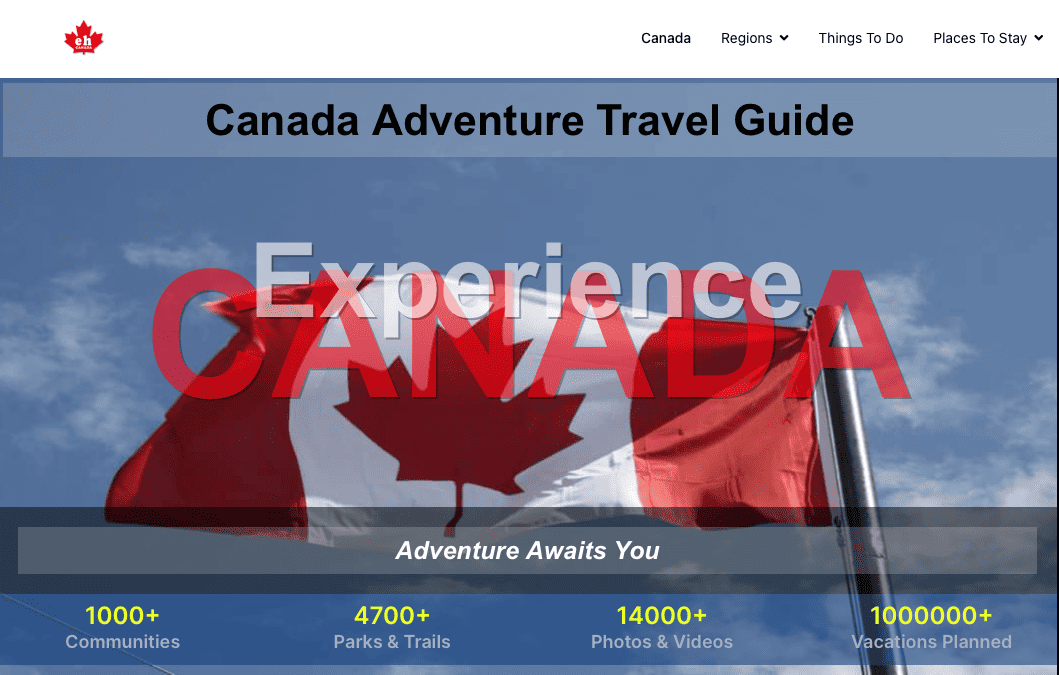 How to Plan a Canadian Road Trip: Heading West from Ontario to British Columbia using Eh Canada Travel Website.