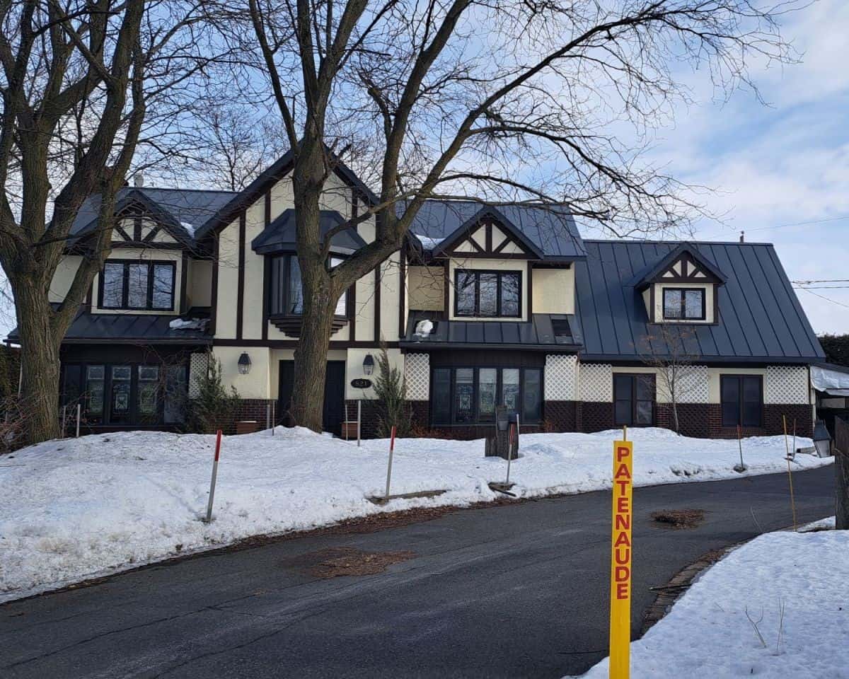 A beautiful tudor style home in Marieville, a small town in the Montérégie region south of Montreal in Quebec Canada.