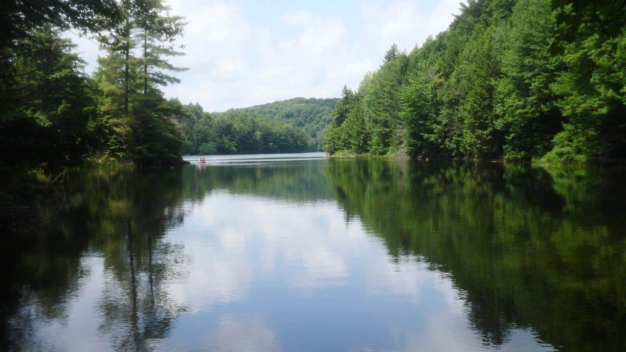 Canoeing on Buck Lake