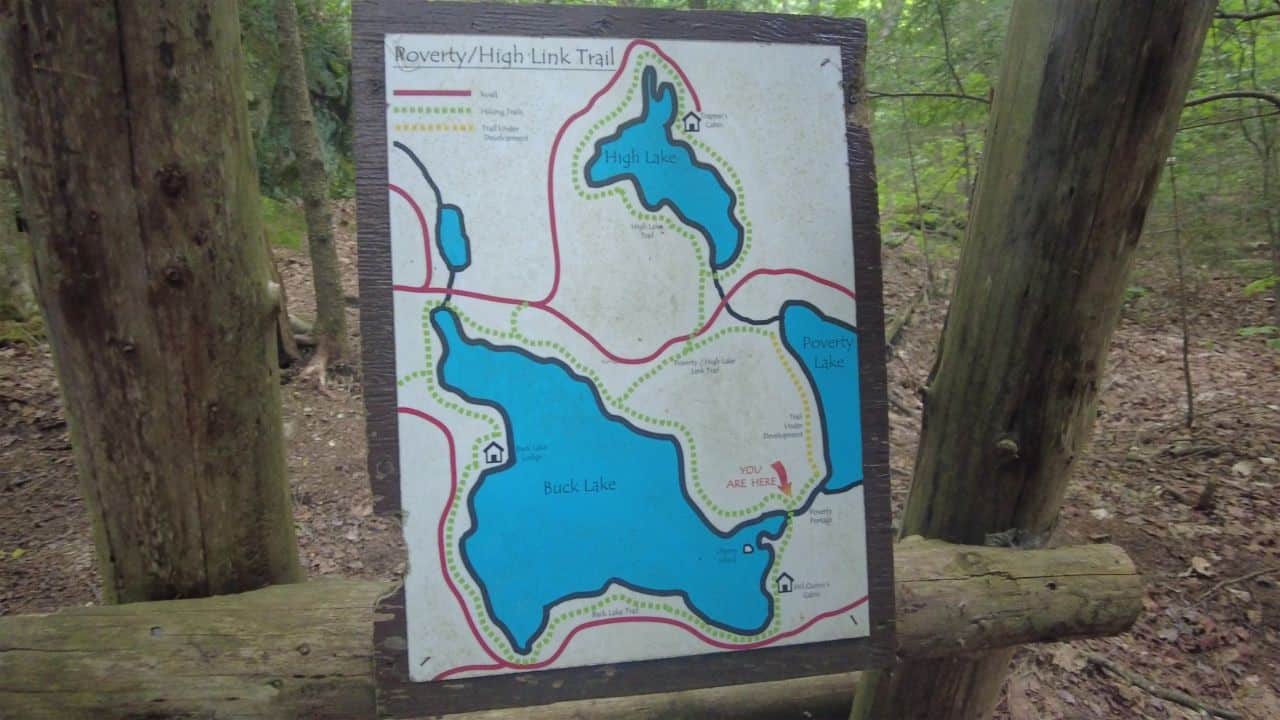 Buck Lake Trail Map