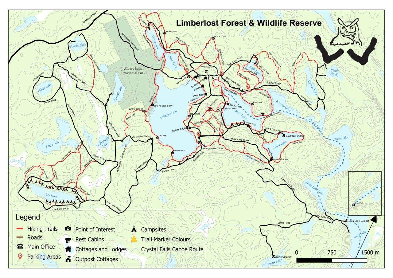 Limberlost forest map