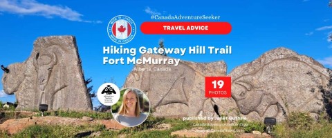 Hiking Gateway Hill Trail Fort McMurray