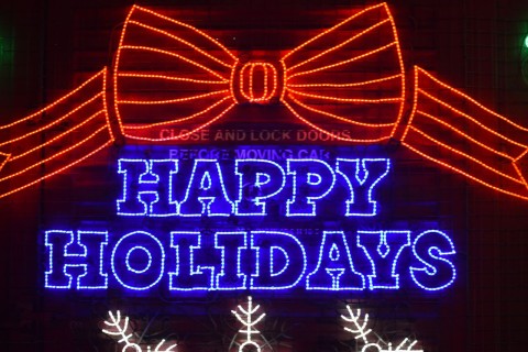 Generous donations fill the boxes at the London Food Bank as attendees contribute to the CPKC Holiday Train's mission. Support for local food banks is at the heart of the CPKC Holiday Train Crosses Canada.