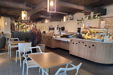 Step inside Boreal Café
 in downtown St. John’s, Newfoundland, and enjoy a bright, nature-inspired interior, artisanal coffee, and locally sourced treats — the perfect cozy spot after exploring the T’Railway Trail.