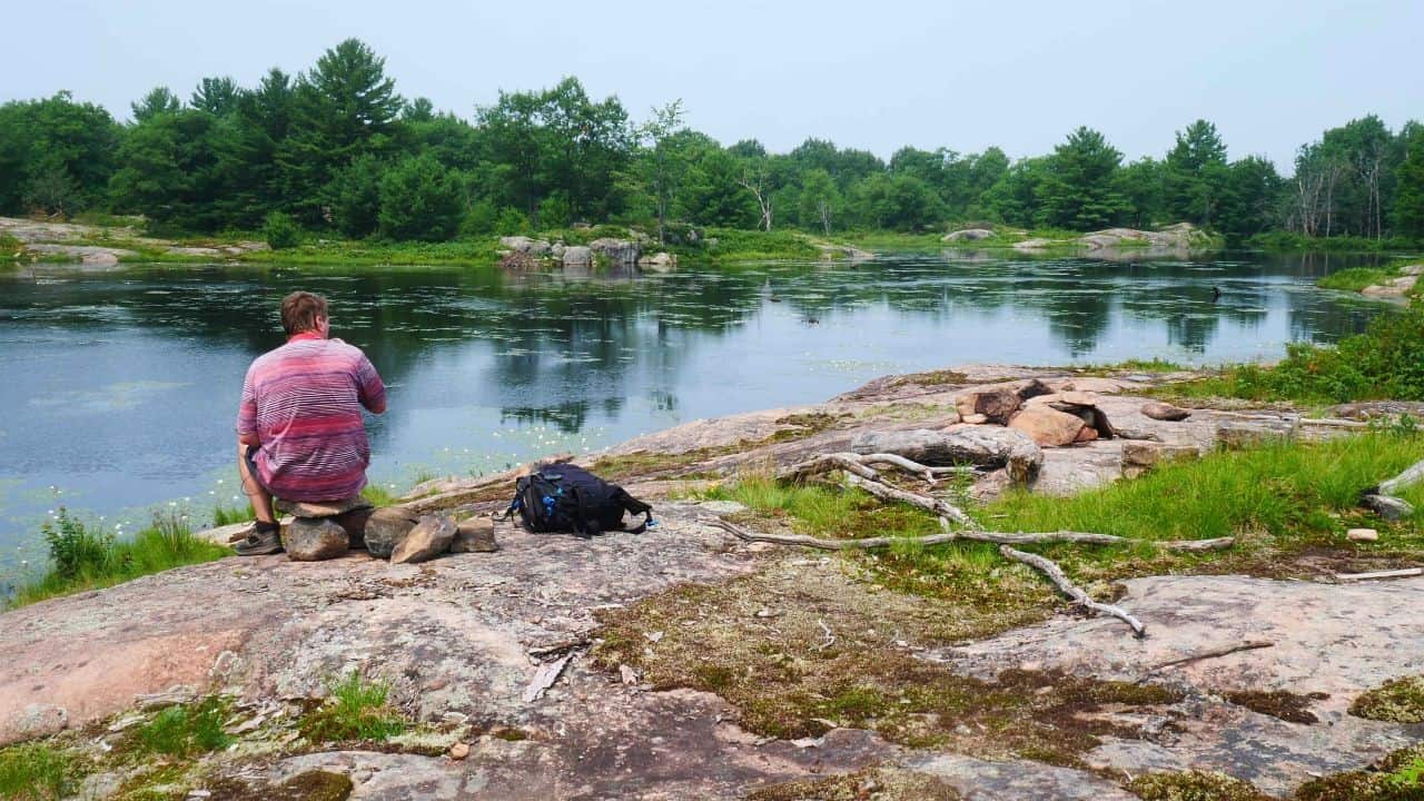Trans Canada trail Coopers Falls