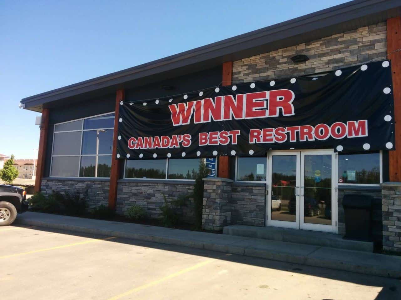 Whitecourt Super Station winner of Canada's Best Restroom in Alberta. Worth a visit to check it out!