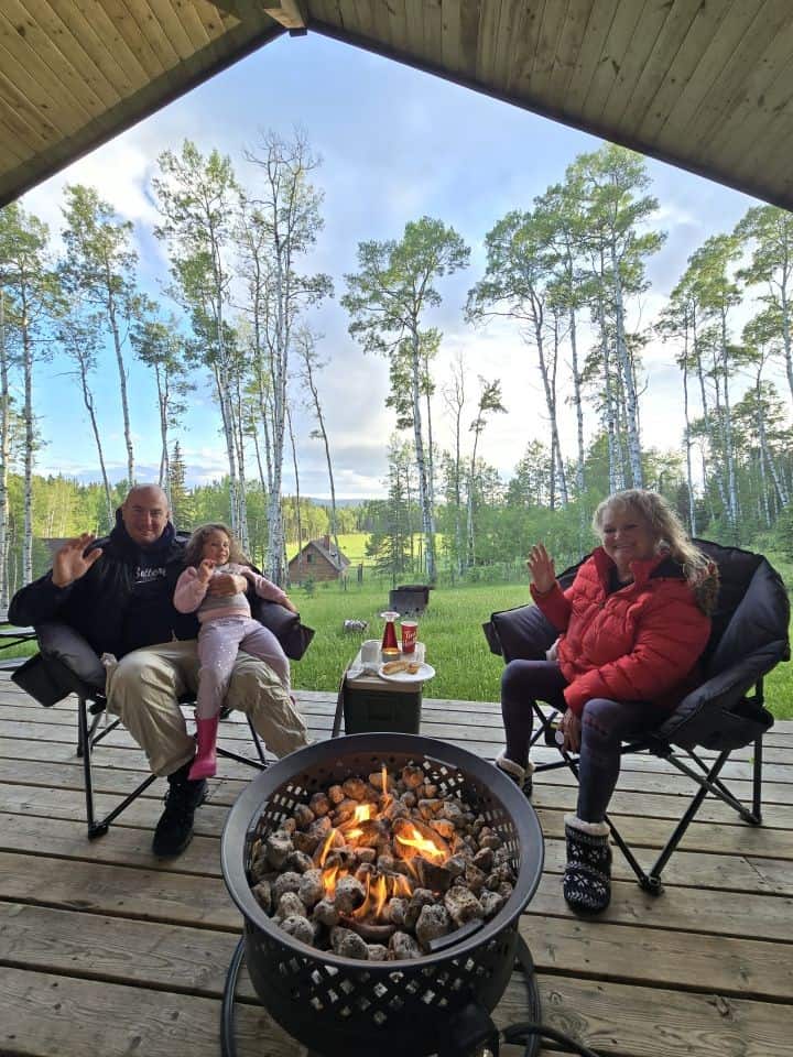 Bearberry Cabins is a luxury backcountry cabin resort located in central Alberta near Sundre in Clearwater County