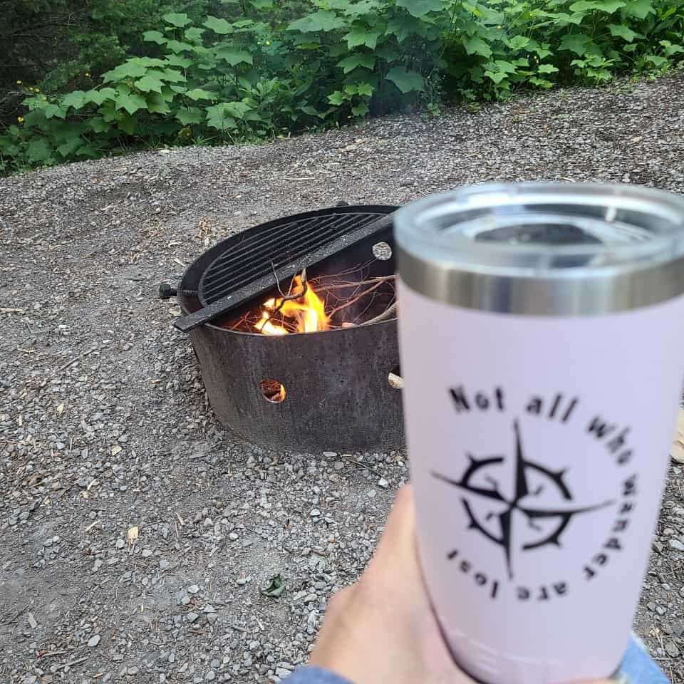 Coffee and campfire are all an adventure seeker needs for a reset